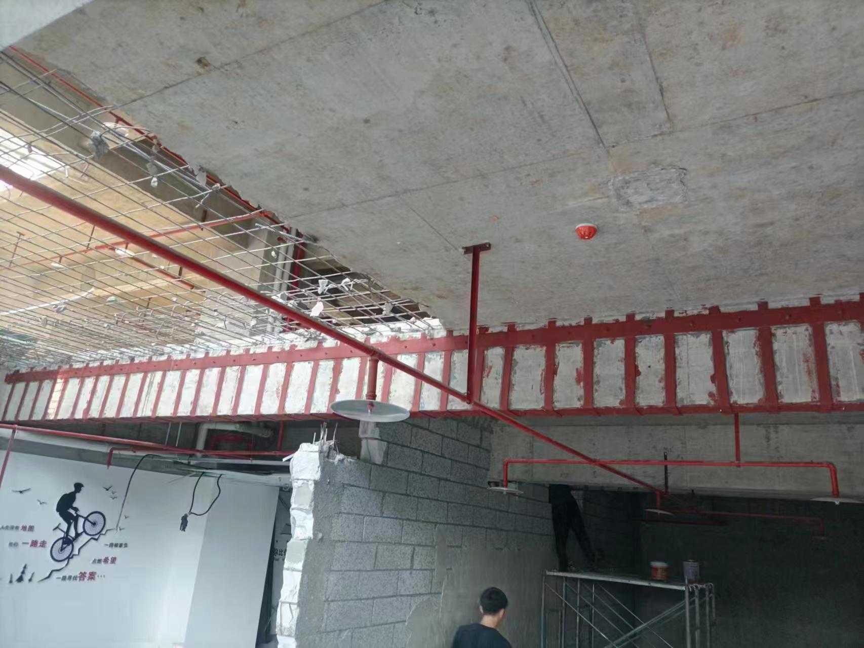 酒泉厂房新增设备楼板的承载力不足的加固方法